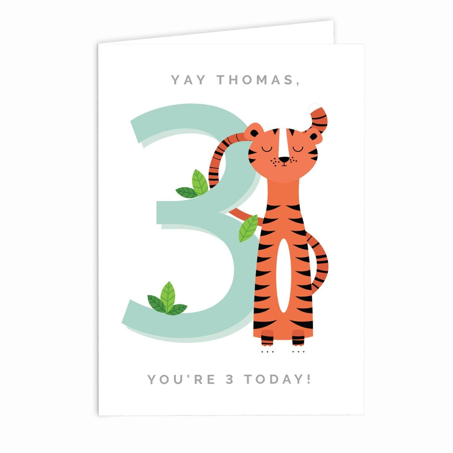Personalised Animal Birthday Card: 5 - Greeting Cards By Gift Moments