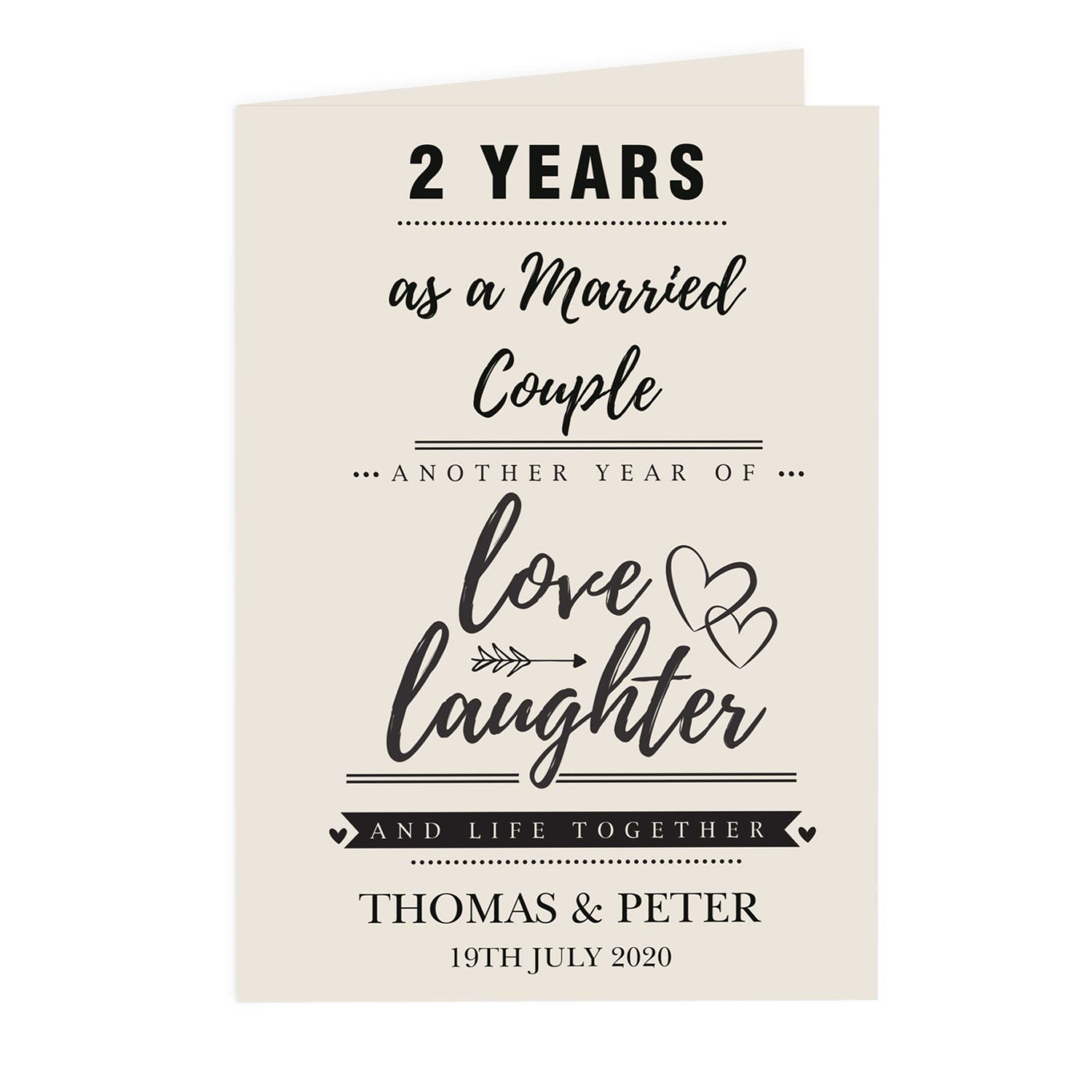 Personalised Anniversary Card - Shop Greeting Cards At Gift Moments - 4