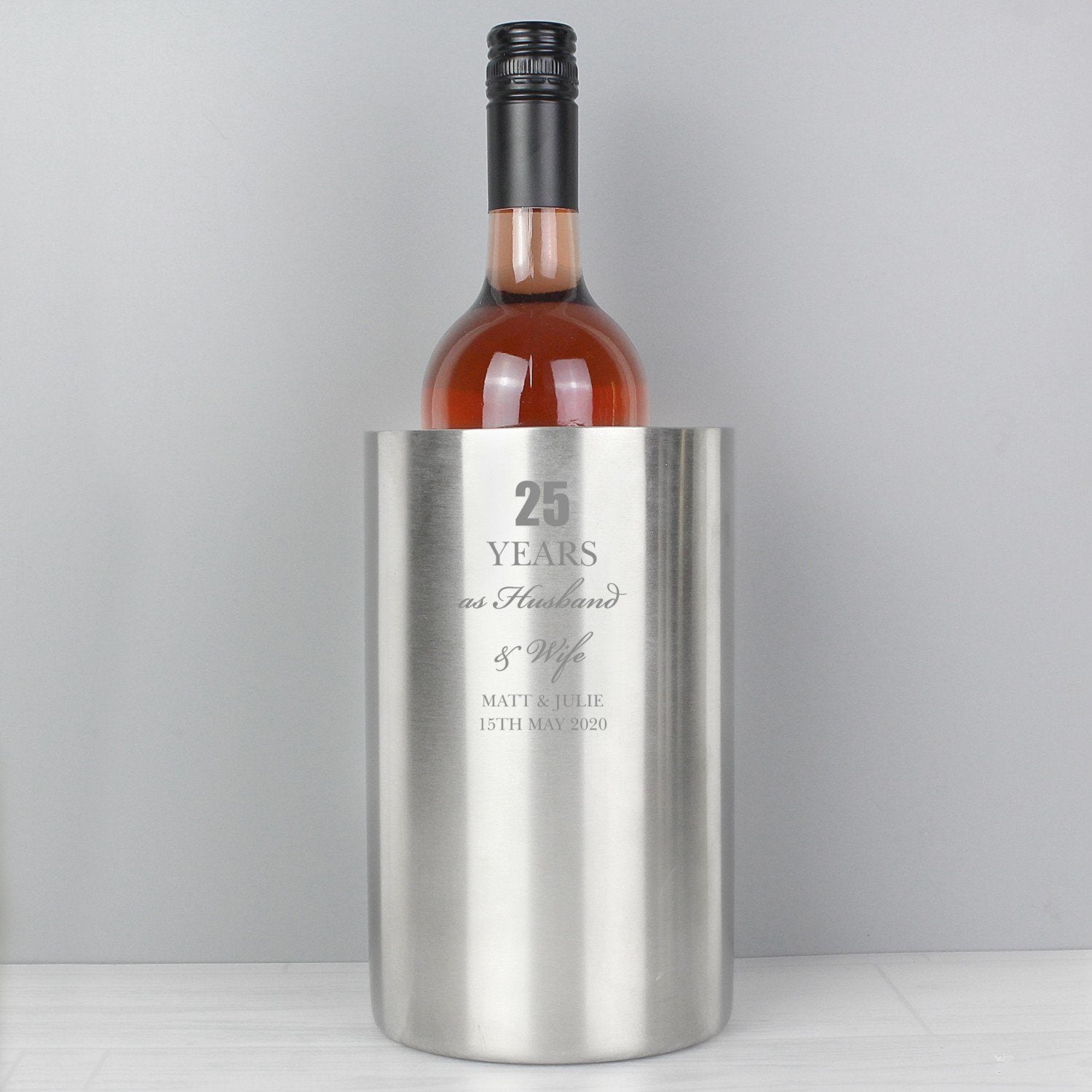 Personalised Anniversary Wine Cooler: 1 - Barware By Gift Moments