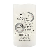 Baby To The Moon and Back LED Candle - Gift Moments