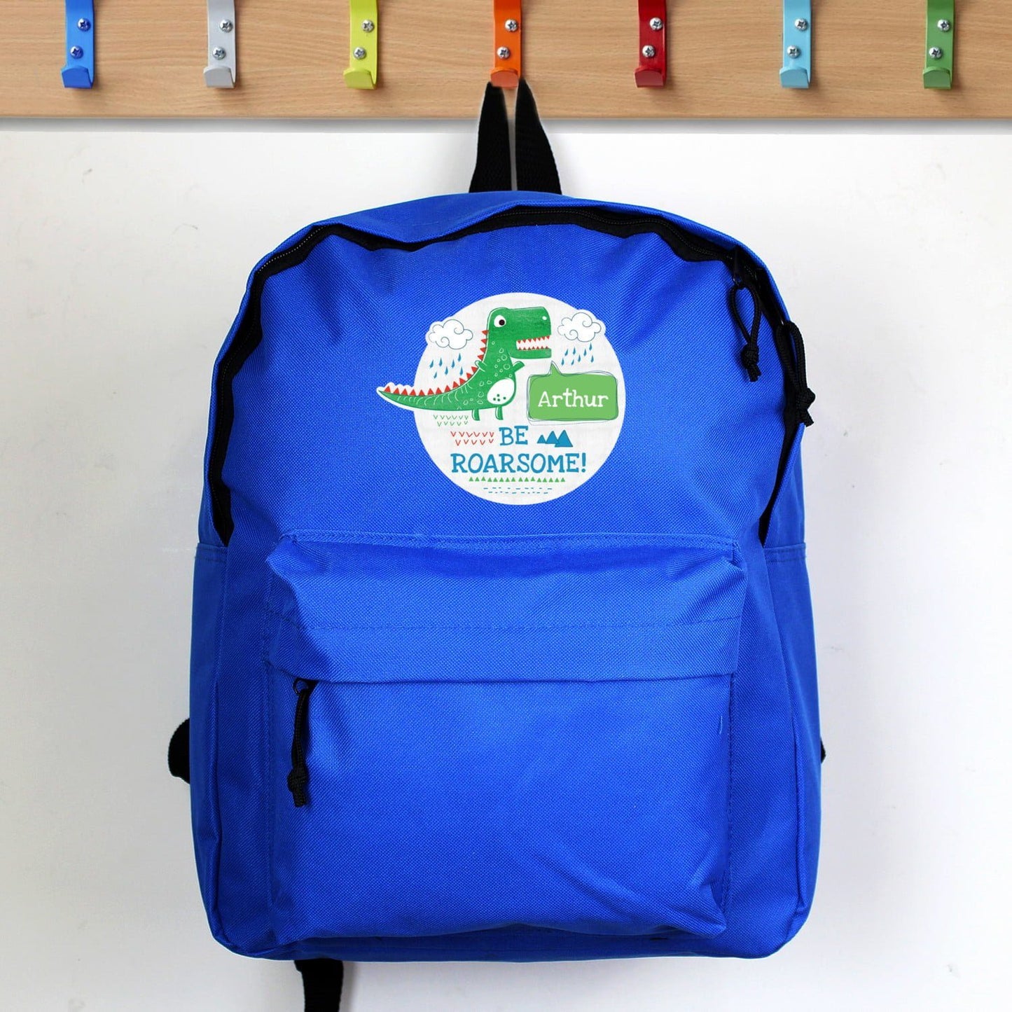 Personalised ’Be Roarsome’ Dinosaur Backpack: 1 - Kids Bags By Gift Moments