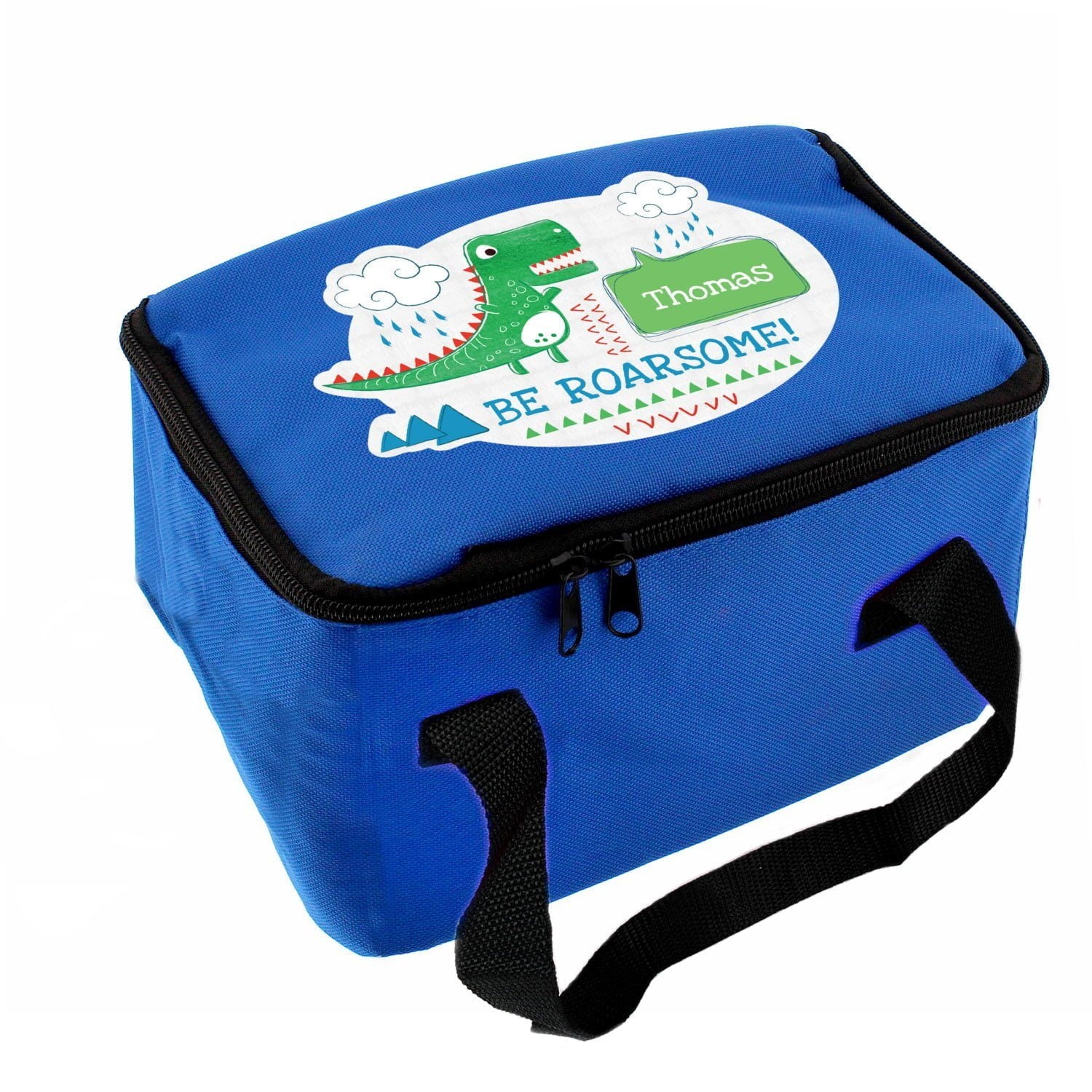 Personalised ’Be Roarsome’ Dinosaur Lunch Bag - Shop Lunch Boxes & Bags At Gift Moments - 3