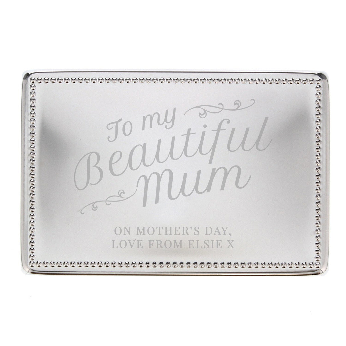Beautiful Mum Rectangular Jewellery Box - Gift Moments