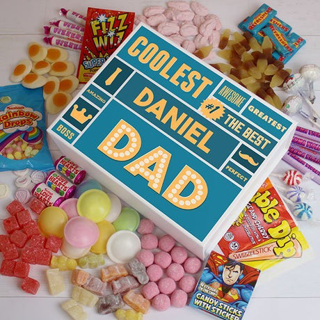 Best Dad - White Deluxe Sweet Box - Gift Moments