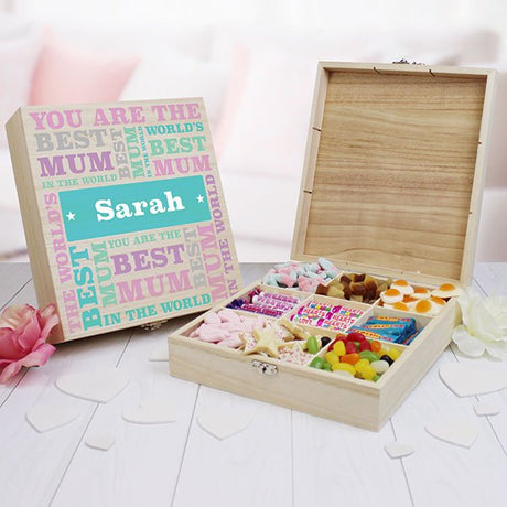 Best Mum - 9 Compartment Sweet Box - Gift Moments