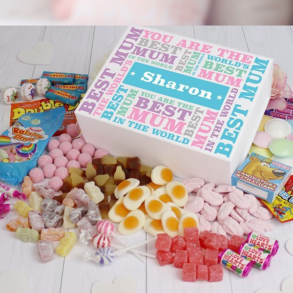 Best Mum - Deluxe Sweet Box - White - Gift Moments