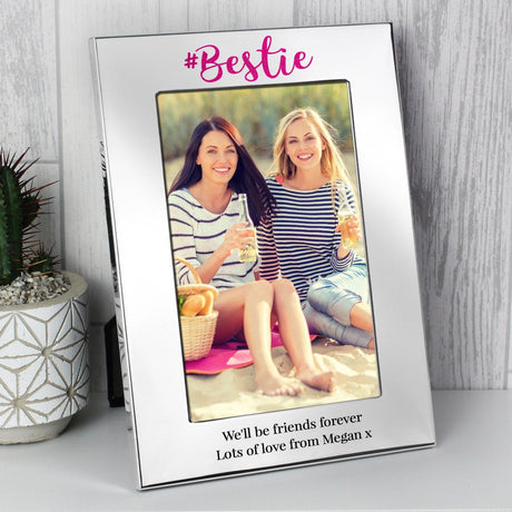 #Bestie 6x4 Silver Photo Frame - Gift Moments