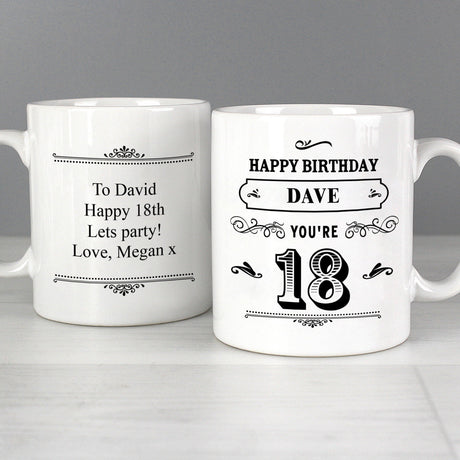 Birthday Vintage Typography Mug - Gift Moments