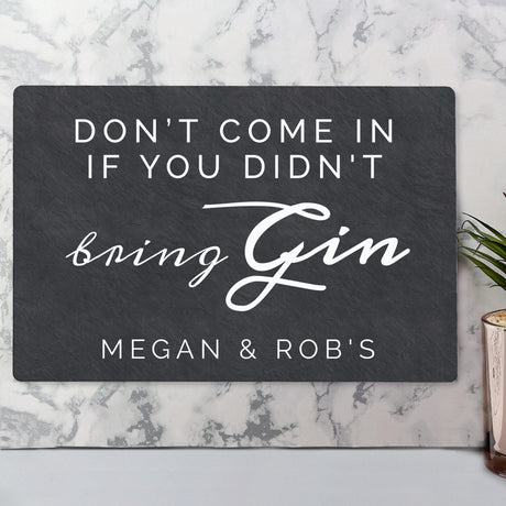 Bring Gin Metal Sign - Gift Moments