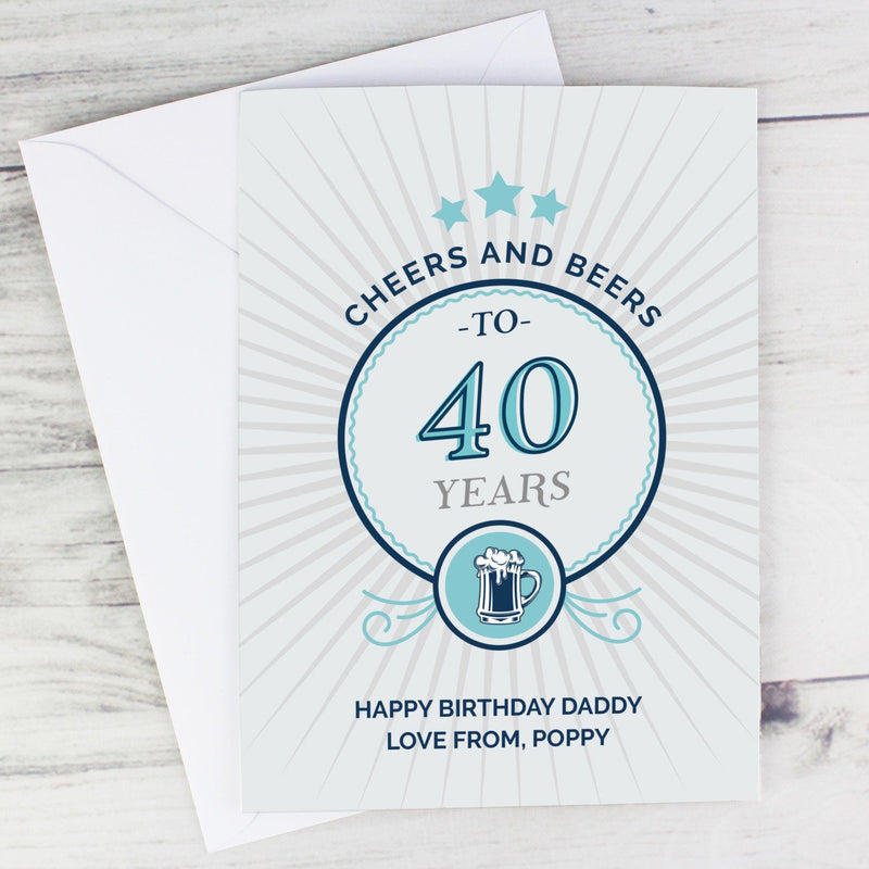 Cheers and Beers Birthday Card - Gift Moments