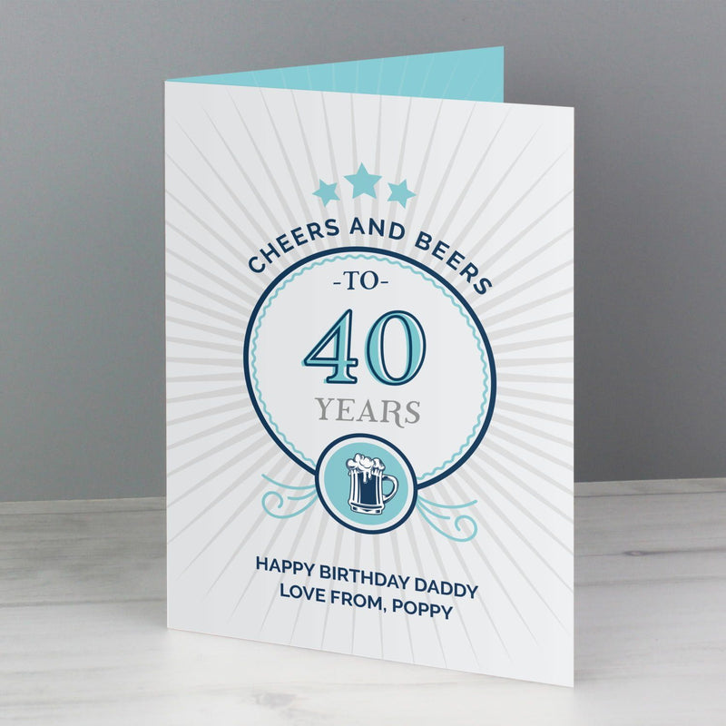 Cheers and Beers Birthday Card - Gift Moments
