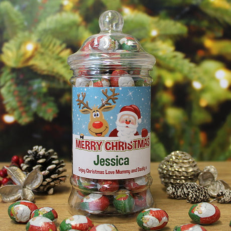 Christmas Chocolates Jar - Gift Moments