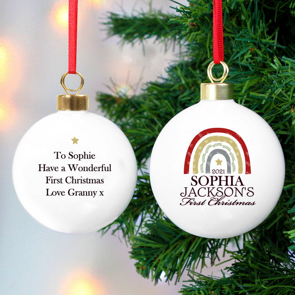 Christmas Free Text Bauble - Gift Moments