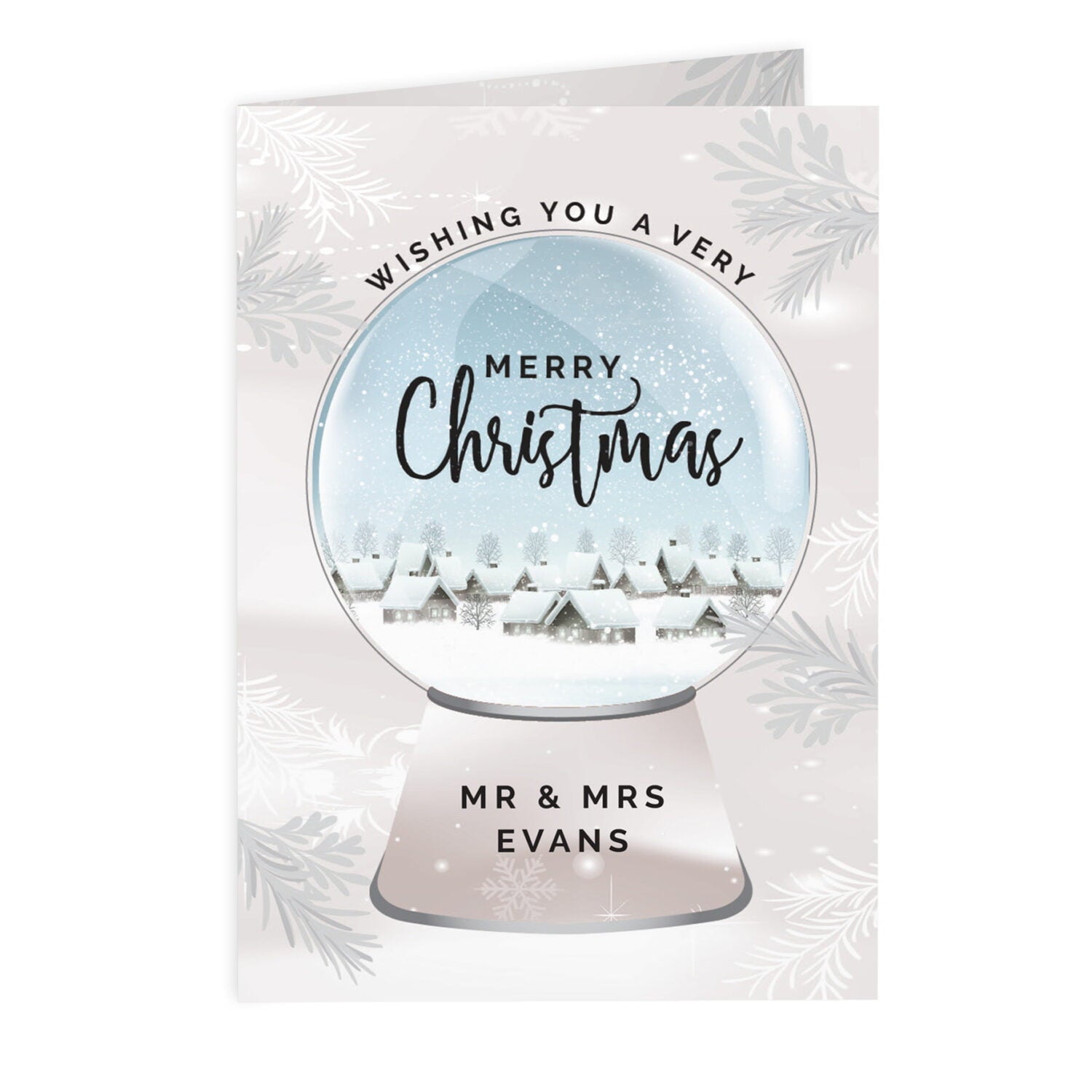 Personalised Christmas Snow Globe Card: 4 - Greeting Cards By Gift Moments