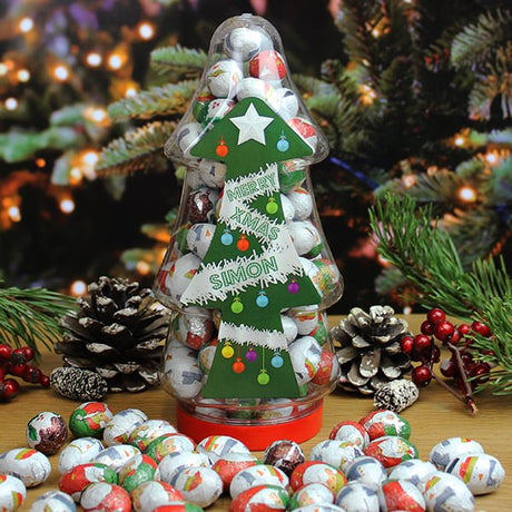 Christmas Tree Sweet Jar - Chocolates - Gift Moments