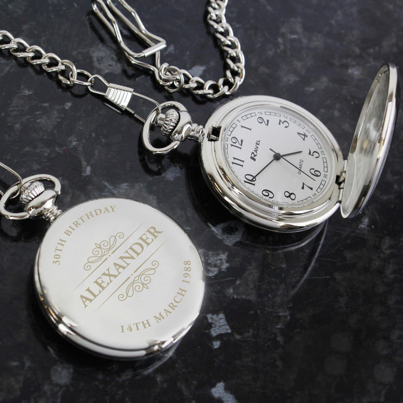 Classic Pocket Fob Watch - Gift Moments