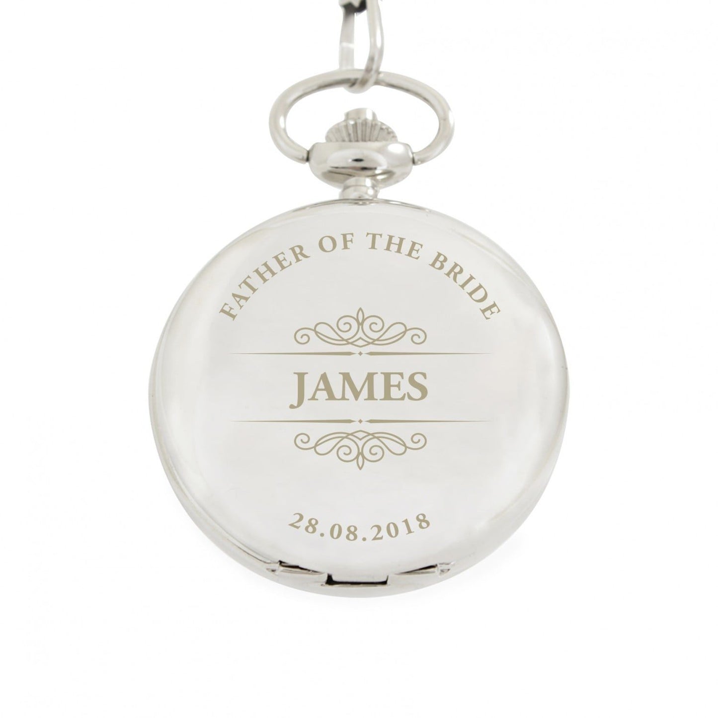 Personalised Classic Pocket Fob Watch: 3 - Watches By Gift Moments