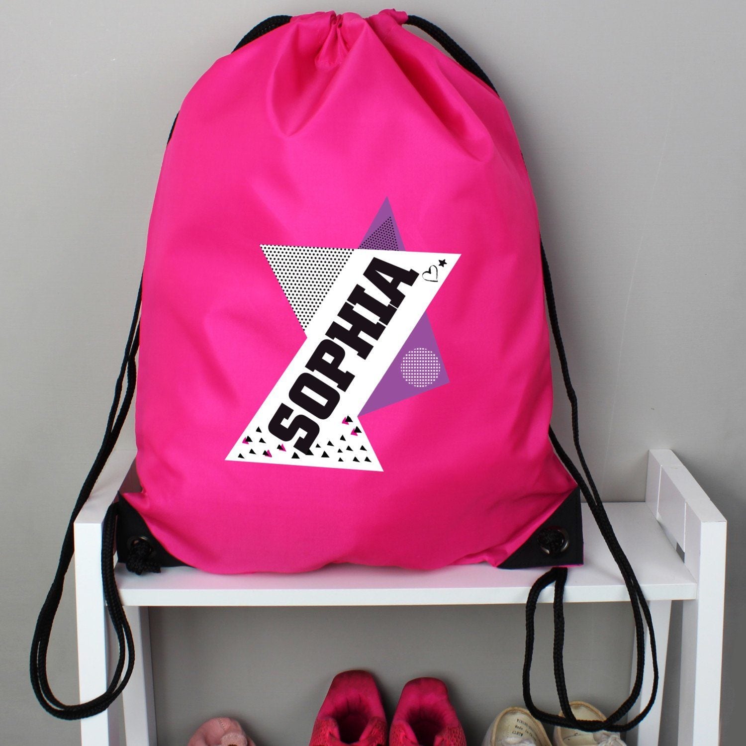 Personalised Dance Pink Kit Bag: 1 - Kids Bags By Gift Moments