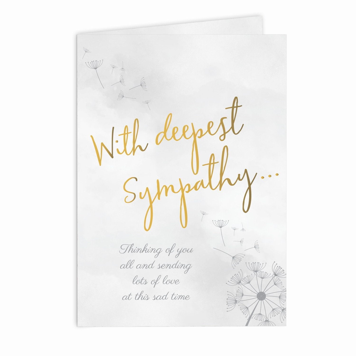 Personalised Deepest Sympathy Card: 3 - Greeting Cards By Gift Moments