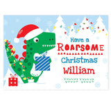 Dinosaur 'Have a Roarsome Christmas' Card - Gift Moments