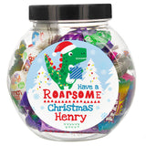 Dinosaur 'Have a Roarsome Christmas' Sweet Jar - Gift Moments