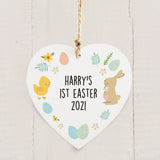 Easter Bunny & Chick Heart Decoration - Gift Moments