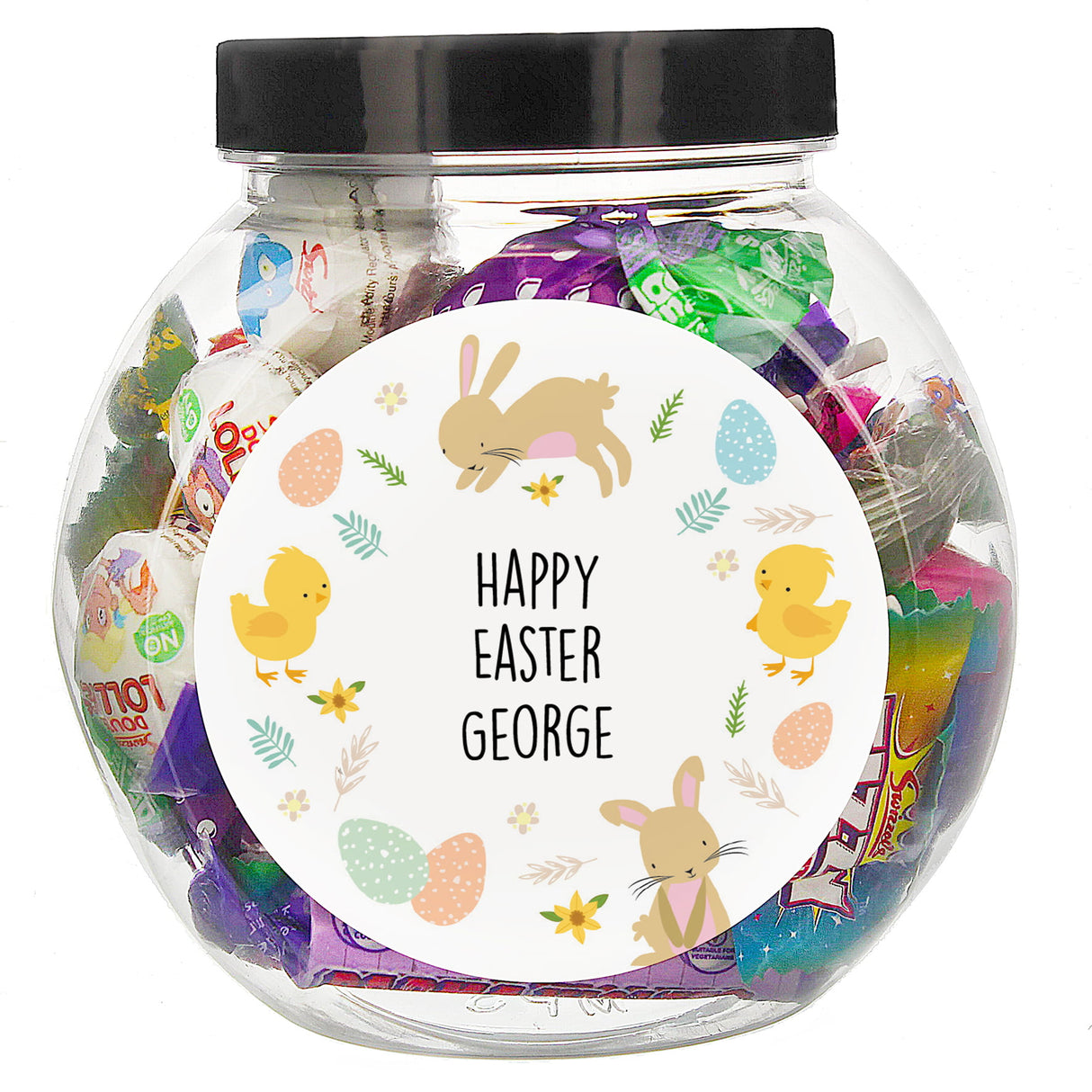 Easter Bunny & Chick Sweets Jar - Gift Moments