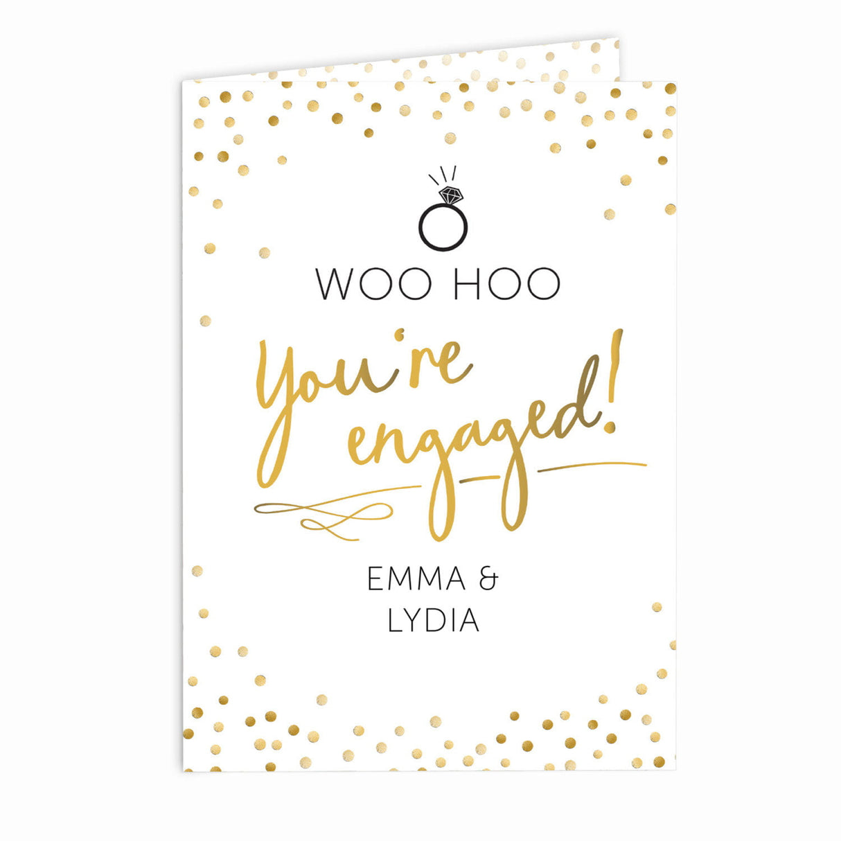 Personalised Engagement Card: 3 - Greeting Cards By Gift Moments
