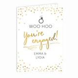 Personalised Engagement Card: 3 - Greeting Cards By Gift Moments