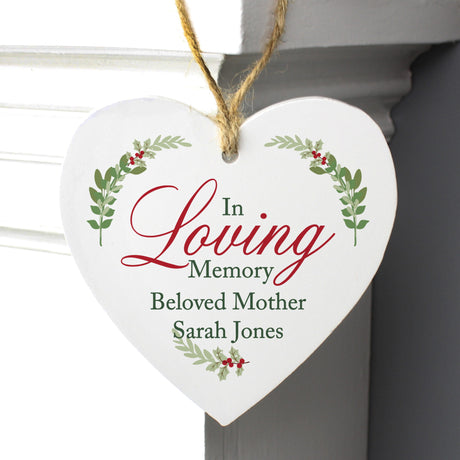 Festive Memorial Heart Decoration - Gift Moments