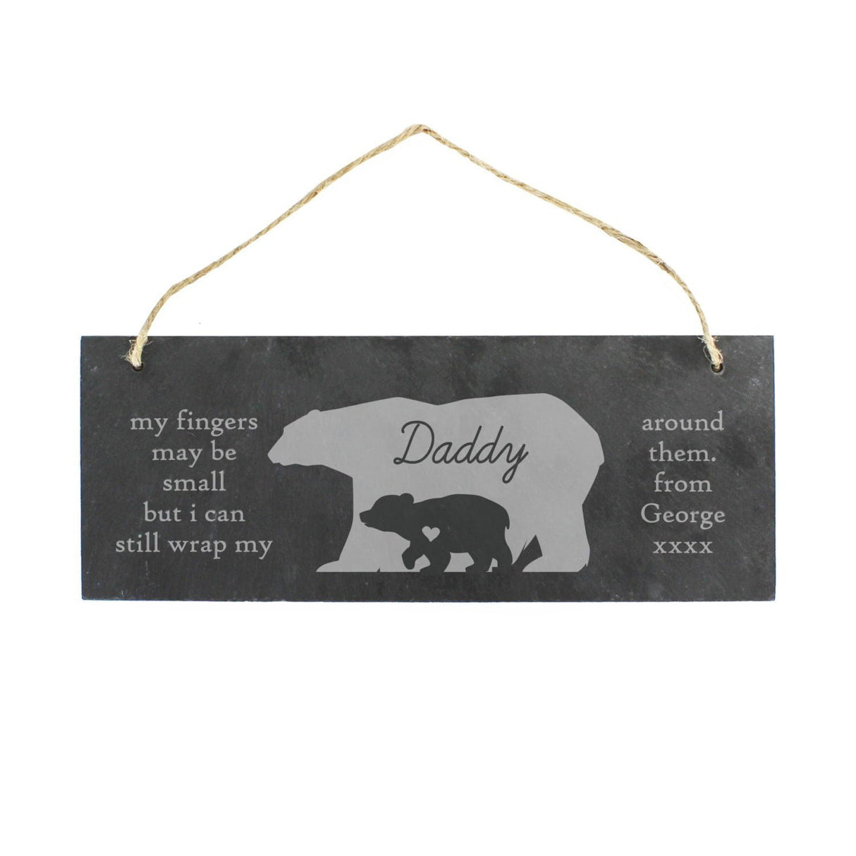 Fingers May Be Small Bears Plaque - Gift Moments