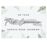 Personalised First Communion Card: 3 - Greeting Cards By Gift Moments