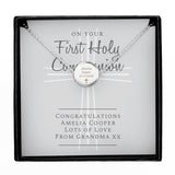 First Holy Communion Necklace & Box - Gift Moments