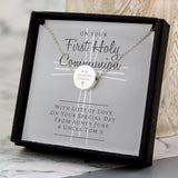 First Holy Communion Necklace & Box - Gift Moments