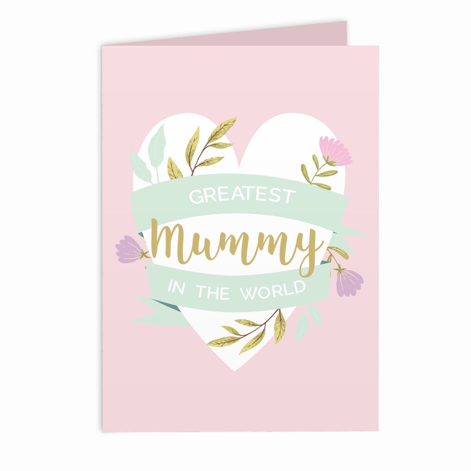 Personalised Floral Heart Card: 3 - Greeting Cards By Gift Moments