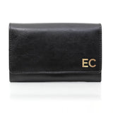 Gold Initials Black Purse - Gift Moments