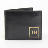 Gold Initials Leather Wallet - Gift Moments