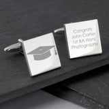 Graduation Square Cufflinks - Gift Moments