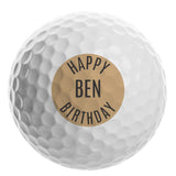 Happy Birthday Golf Ball - Gift Moments