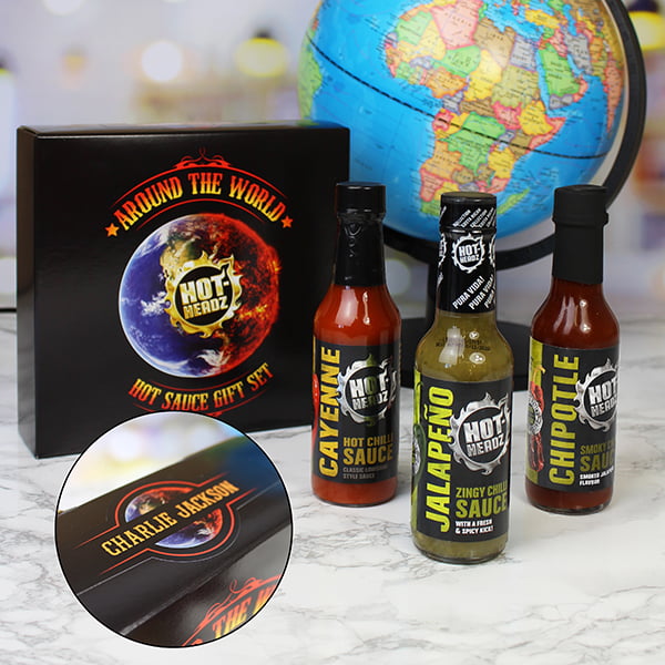 Hot-Headz Around The World Hot Sauce Gift Set - Gift Moments