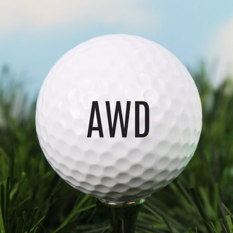 Personalised Initials Golf Ball: 1 - Golf Balls By Gift Moments