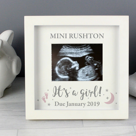 It's A Girl' Baby Scan Frame - Gift Moments