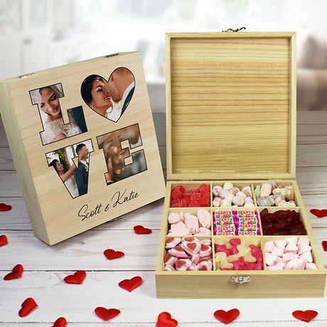 LOVE Photo Gift - 9 Compartment Sweet Box - Gift Moments