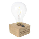 Message LED Bulb Table Lamp - Gift Moments
