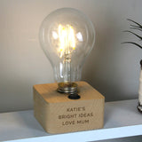 Message LED Bulb Table Lamp - Gift Moments