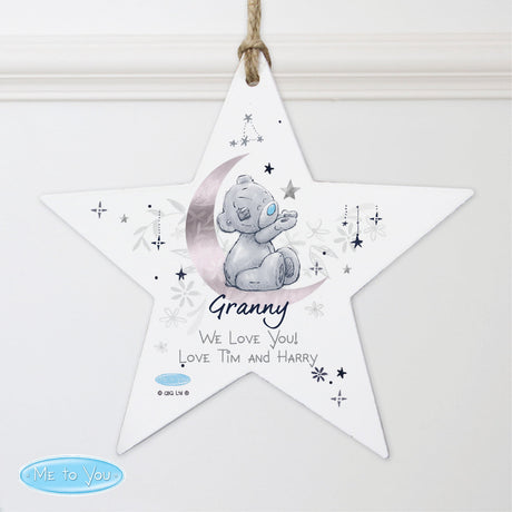 Moon & Stars Me To You Wooden Star - Gift Moments