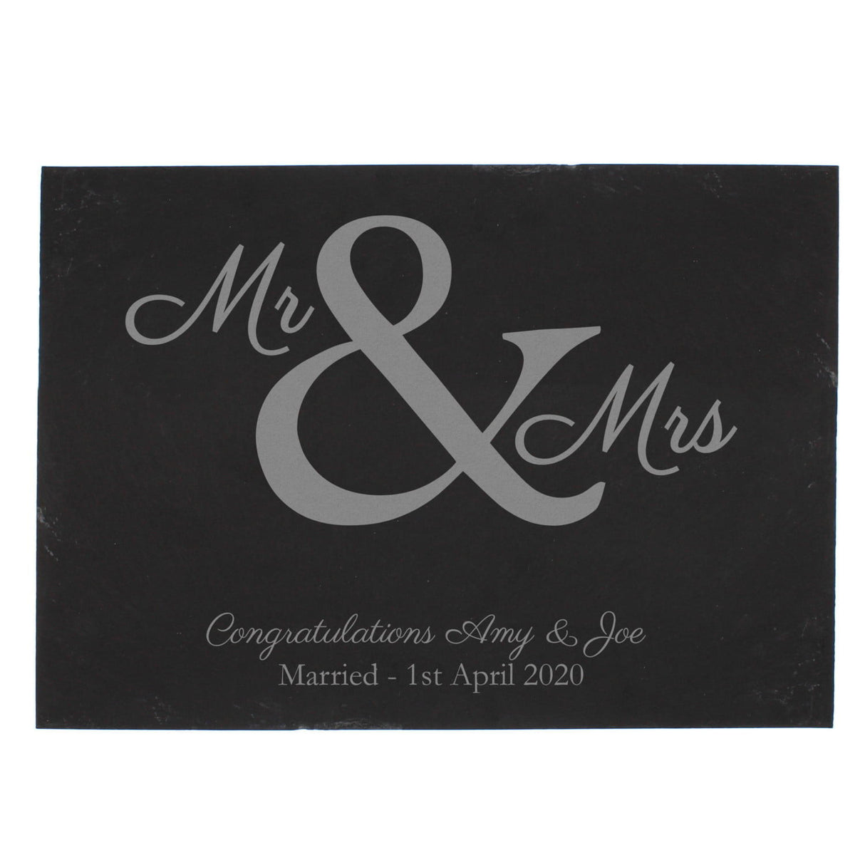 Mr & Mrs Slate Placemat - Gift Moments