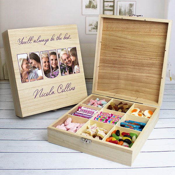 MUM Photo Gift - 9 Compartment Sweet Box - Gift Moments