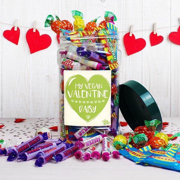 My Vegan Valentine' Sweet Jar - Gift Moments