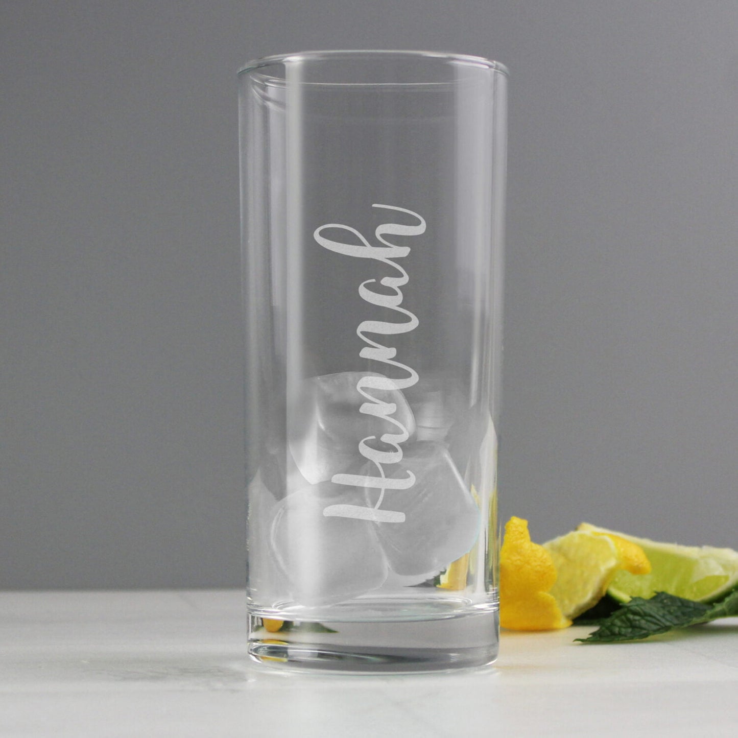 Personalised Name Only Engraved Hi Ball Glass: 1 - Highball Glasses By Gift Moments